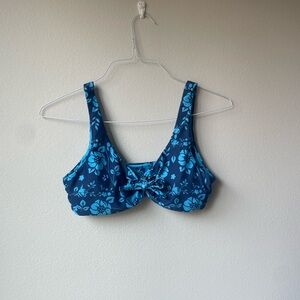 Floral Blue Bikini